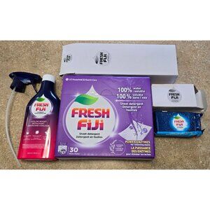 Fresh Fiji Laundry Detergent Lavender 30 Sheets Power Bar & Stain Remover Set